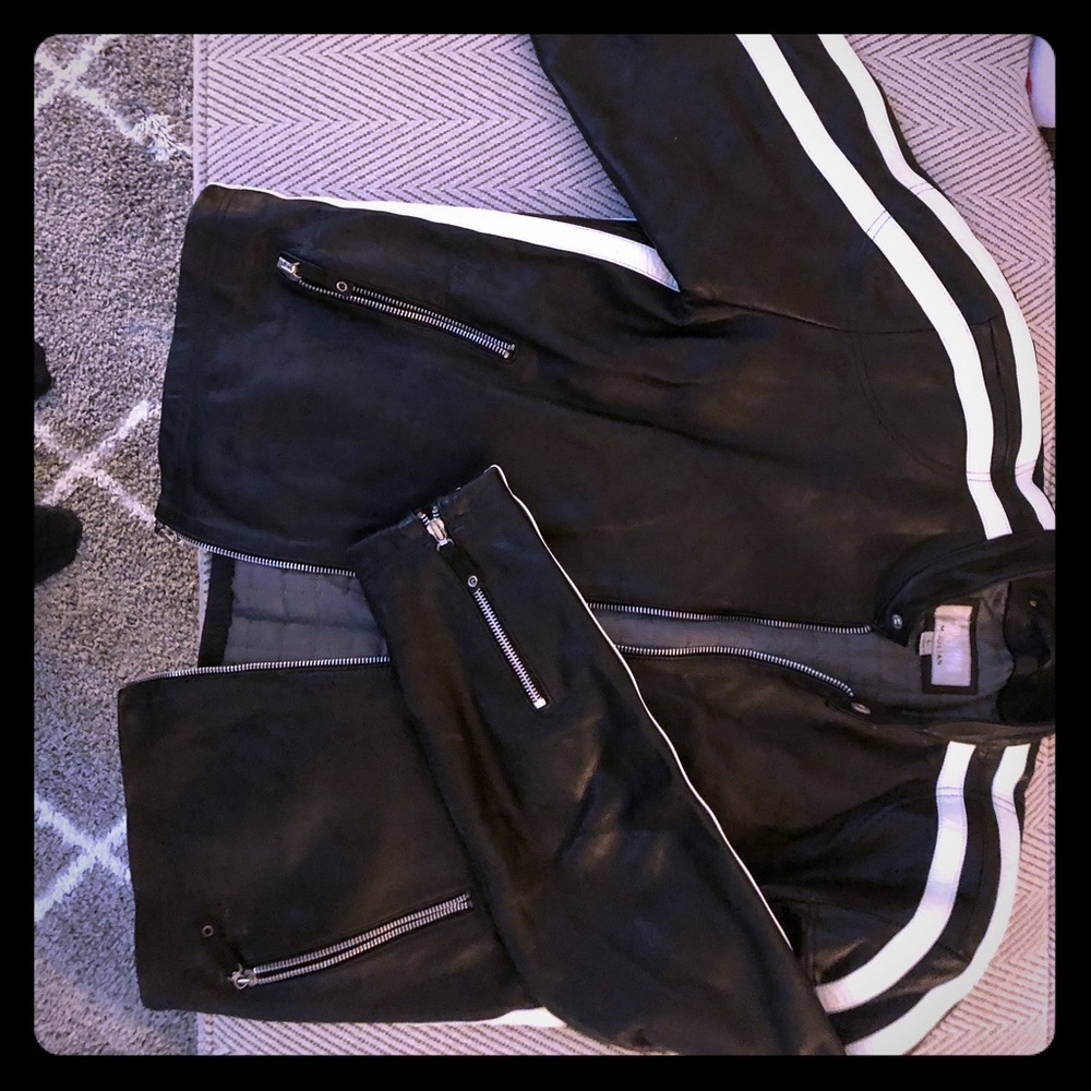 Wilson M Julian leather jacket. Size Large